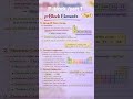 P-Block Elements Short Notes, Neet 2026📝✨👍 . . . #shortnotesneet #neet2026 #neetpgpreparation #trick