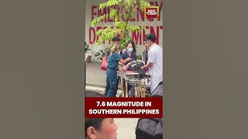 7.6 Magnitude Earthquake Strikes Southern Philippines