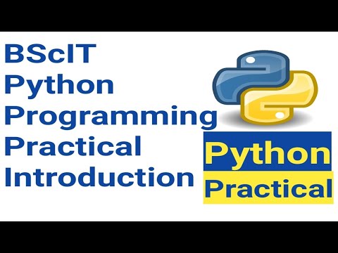 BScIT Python Programming Practical Introduction