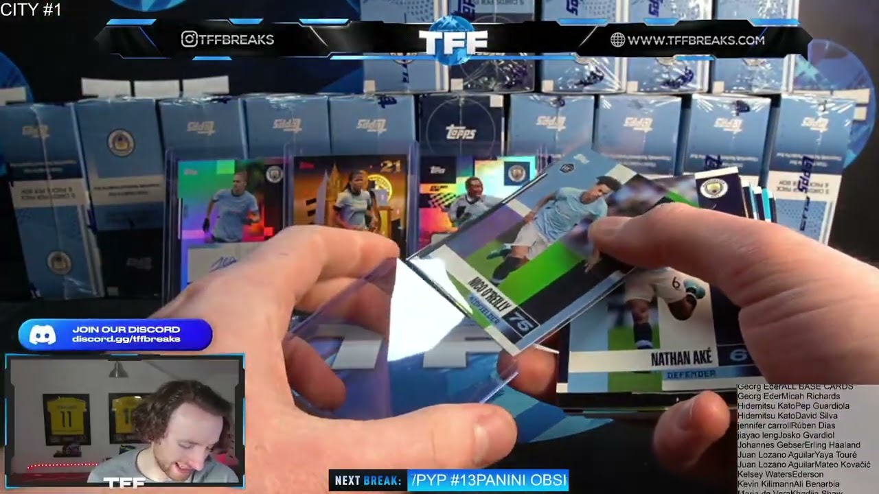 TOPPS MANCHESTER CITY TEAM SET 24/25 20 BOX PYP CASE BREAK #1