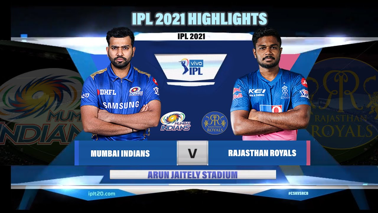 Mi vs rr ipl 2021 highlights II Mi vs rr ipl highlights 2021