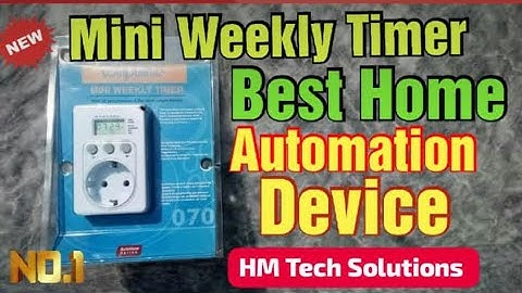 automatic on off timer switch settings || Digital Programmable on off timer switch #hmtechsolutions