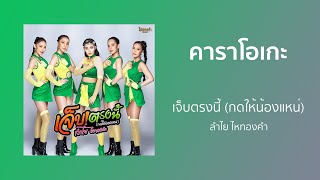 เจ็บตรงนี้ (กดให้น้องแหน่) - คาราโอเกะ | ลำไย ไหทองคำ