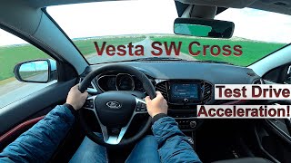 Lada Vesta SW Cross 1.8L POV Test Drive
