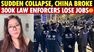 Sudden Collapse! China’s Govt Broke, 300K Law Enforcers Lose Jobs Overnight