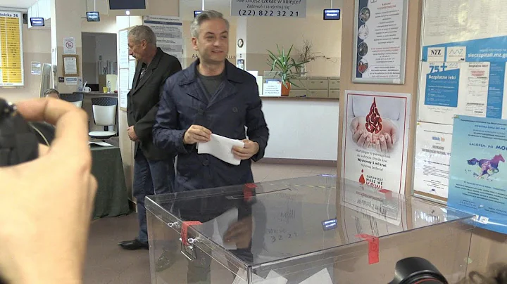 Polish politician Robert Biedron votes in the parl...