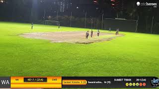 Samurai warriors Reloaded vs Waveriders Live Cricket Match | SGIA- SHL 3 Live - Singapore Indian Ass