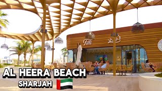 4K Sharjah Hidden Gems | Al Heera Beach and Waterfront | Afternoon Walking Tour🇦🇪