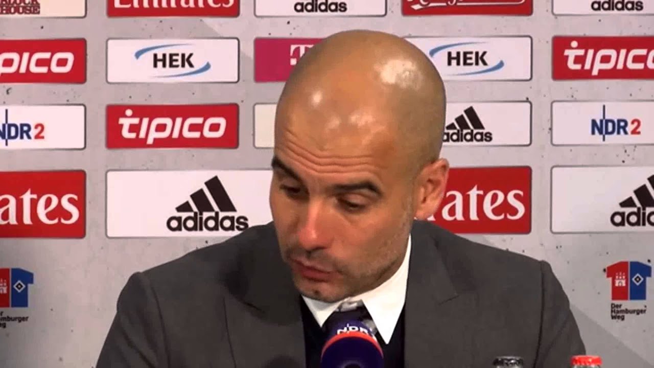 Guardiola distraction because of the cough of a journalist