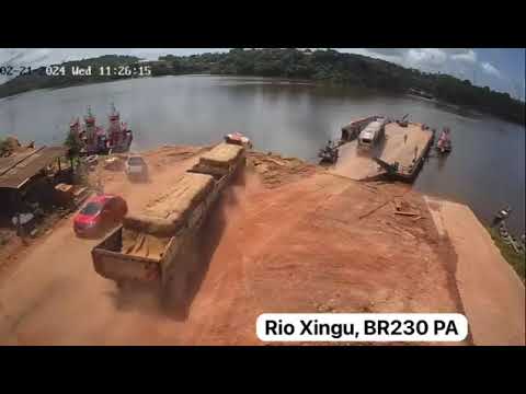 Caminhão desgovernado cai no Rio Xingu; motorista se salva | Canal Rural