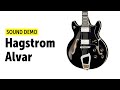 Hagstrom alvar  sound demo no talking