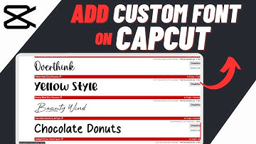 How To Add Custom Font In Capcut PC - Easy Guide