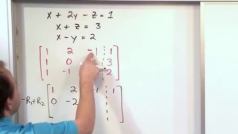 Lesson 12 - Solve Systems Of Equations With Row Reduction, Part 2 (Linear Algebra)