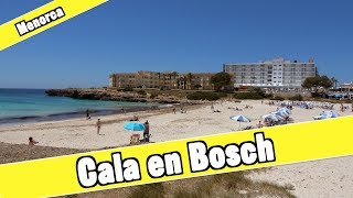 Cala n Bosch Menorca Spain: Beach and resort