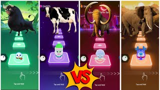 Funny FerdinandFunny CowFunny MammothFunny ElephantLets see Who is best?#coffindance #tileshop