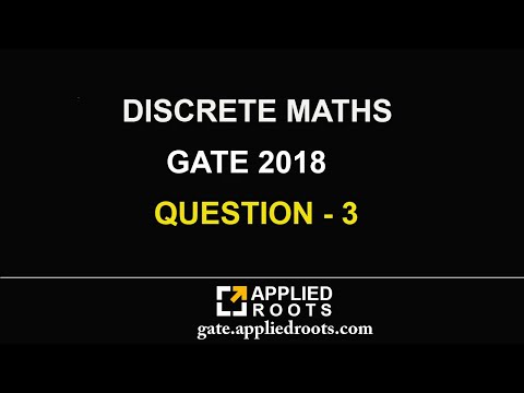 DISCRETE MATHS (GATE