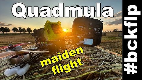Quadmula Siren F5 with full HGLRC Setup maiden flight #justRAW