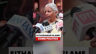 Sitharaman Slams Congress Politics Over NEET Row, Says Opposition Blocking Debate #neet