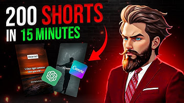 How To Mass Produce VIRAL YouTube Shorts with ChatGPT & Canva | In 15 Minutes!
