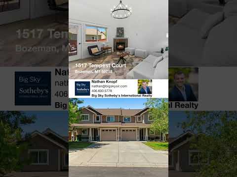 1517 Tempest Court, Bozeman, MT home video tour