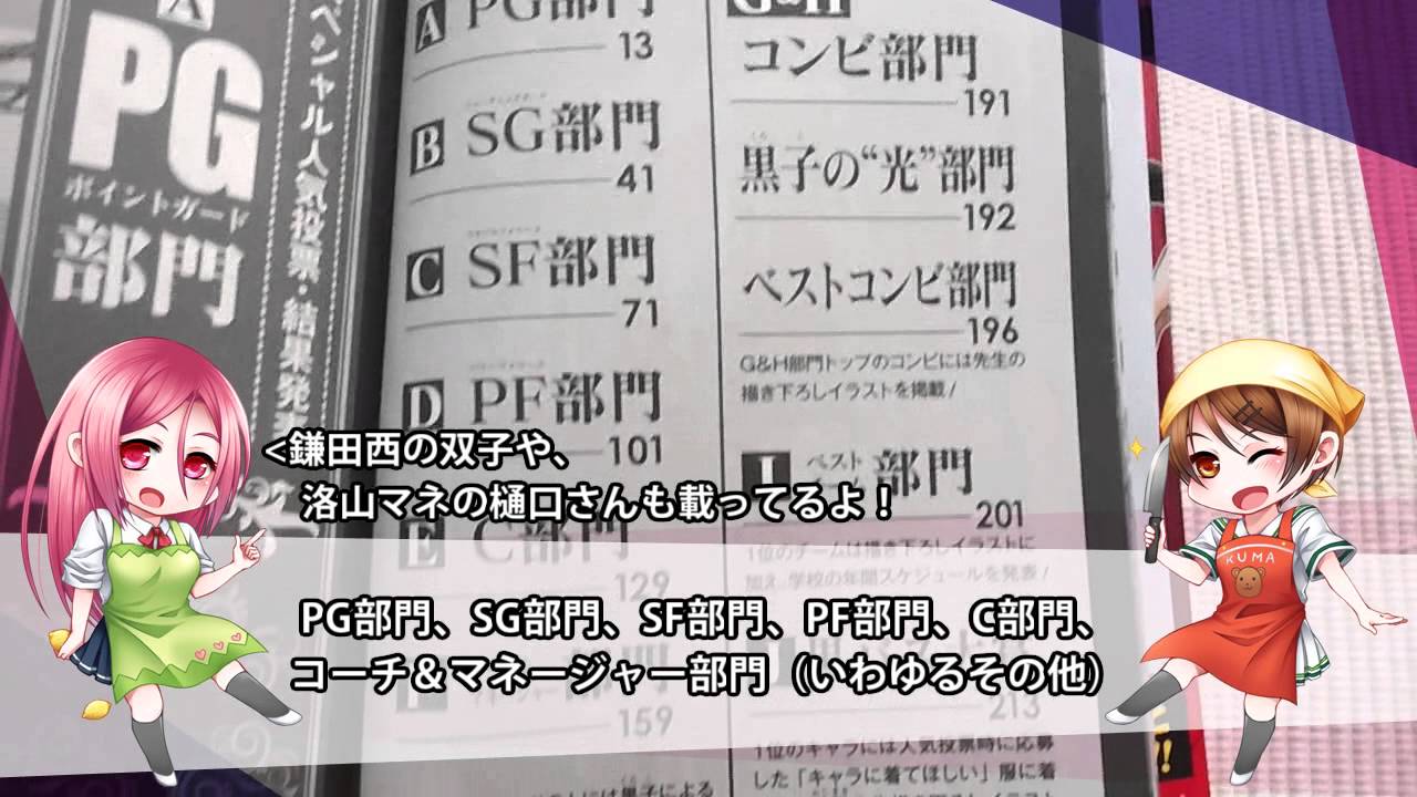 紹介動画 黒子のバスケオフィシャルファンブック くろフェス Youtube
