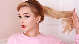 My Classic Ponytail Tutorial (with hair extensions)