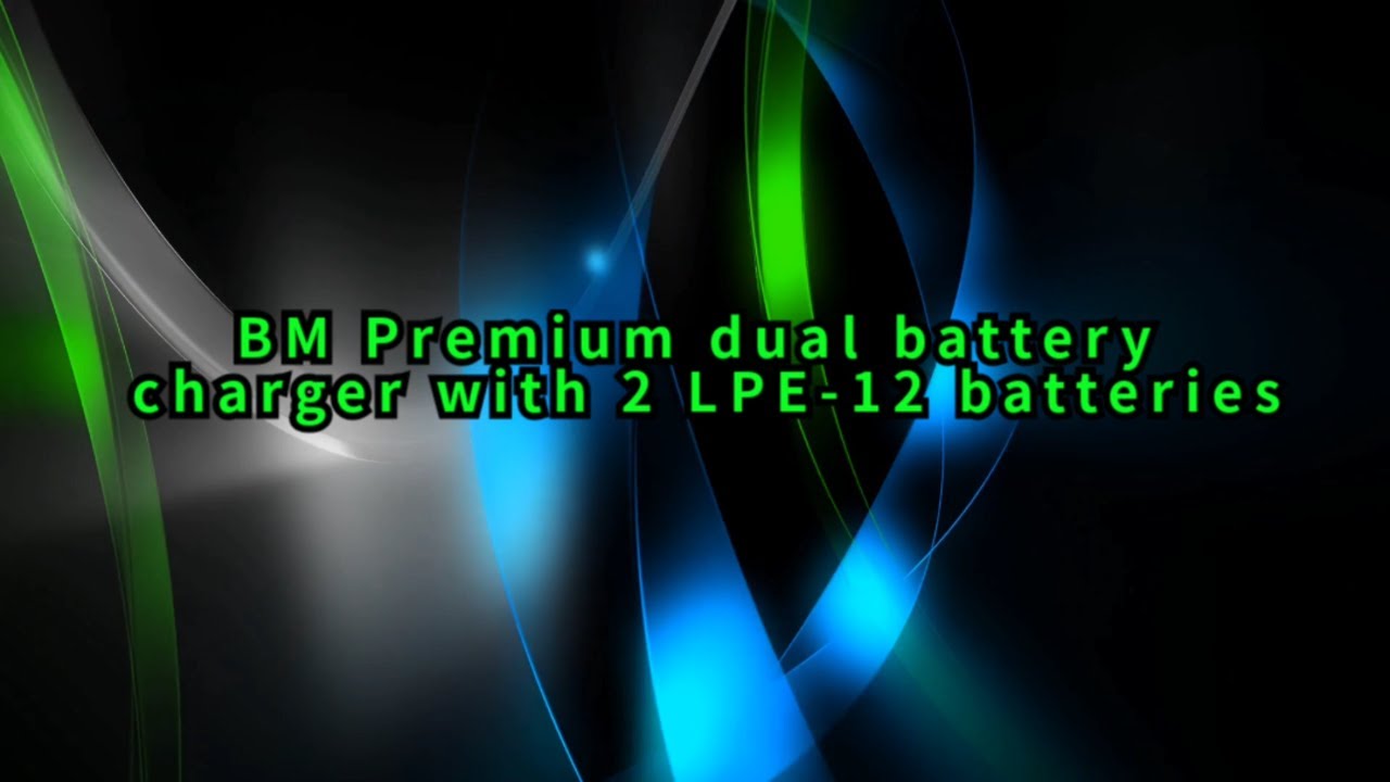 Tech Review BM Premium dual battery charger with 2 LPE12 batteries