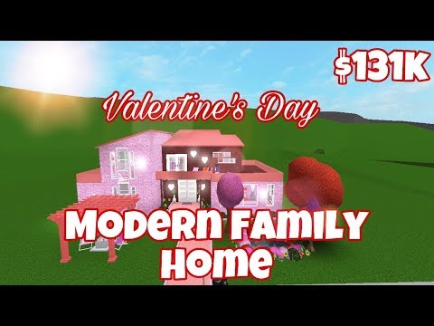 Valentine S Day Themed Modern Family Home 131k Bloxburg Speed