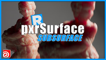 Renderman pxrSurface for beginners | Subsurface (pt07) Renderman houdini