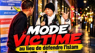 Un Musulman Se Met En Mode Victime Au Lieu De Défendre Lislam En Débat
