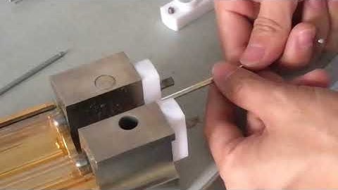 400W 500W Laser Welder How to Install or Replace the Flash Lamp YAG Micro Laser Welder  Par No.1