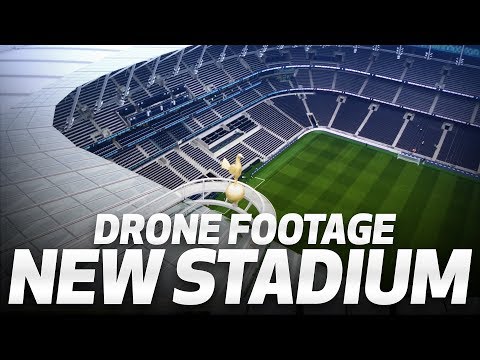 SPURS NEW STADIUM DRONE FOOTAGE!