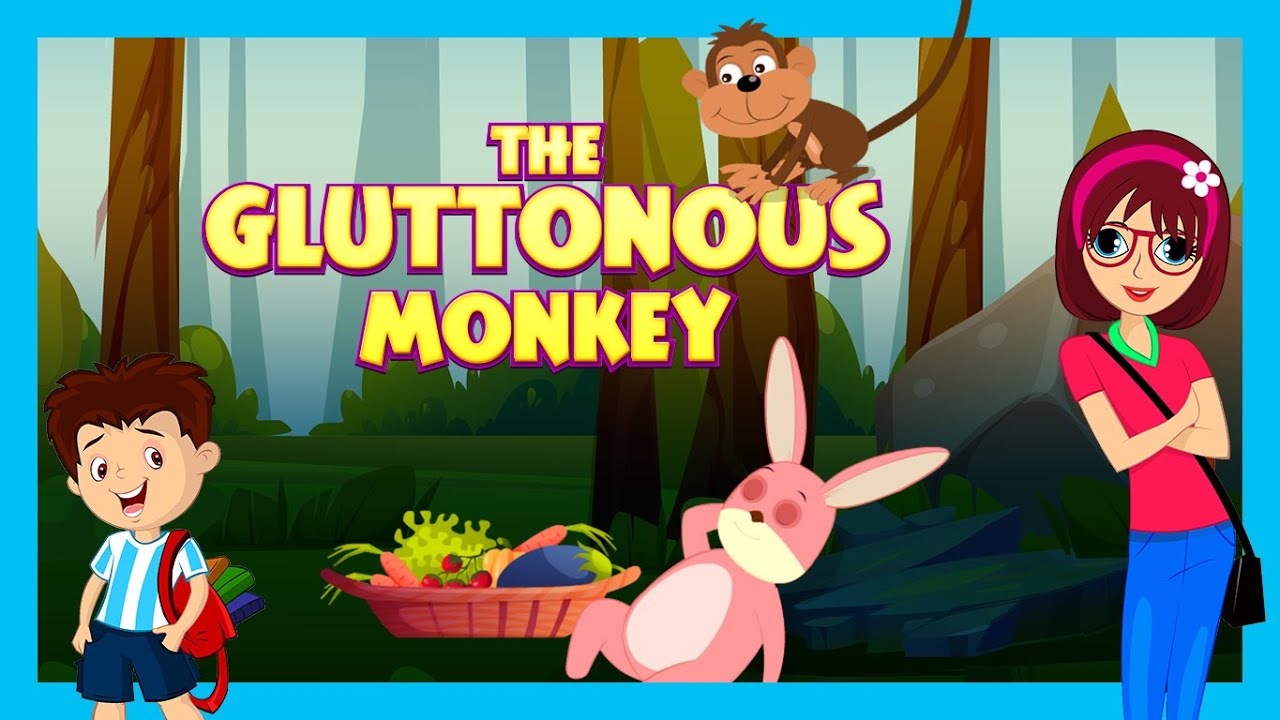 THE GLUTTONOUS MONKEY: Stories For Kids In English | TIA & TOFU | Bedtime Stories For Kids