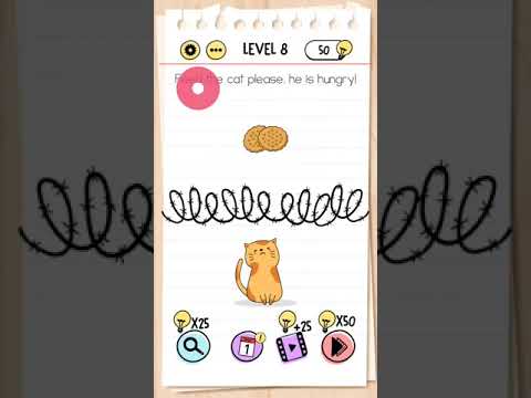 Feed The Cat Please He Is Hungry Brain Test Level 8 YouTube Hq2