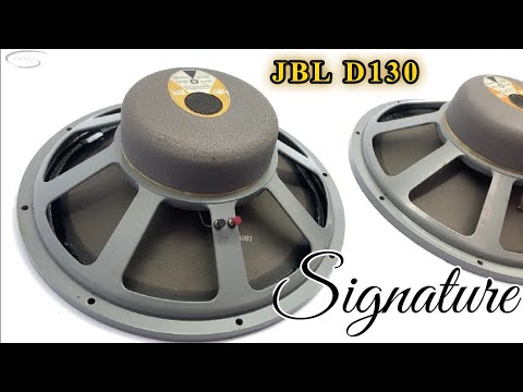 Keeping the Original History of the JBL D130F Signature Speaker || Loudspeaker Vintage Restoration.