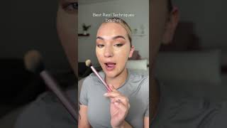 Best of Real techniques - flawless makeup base #reels #makeupshorts #makeupbrushes #affordablemakeup