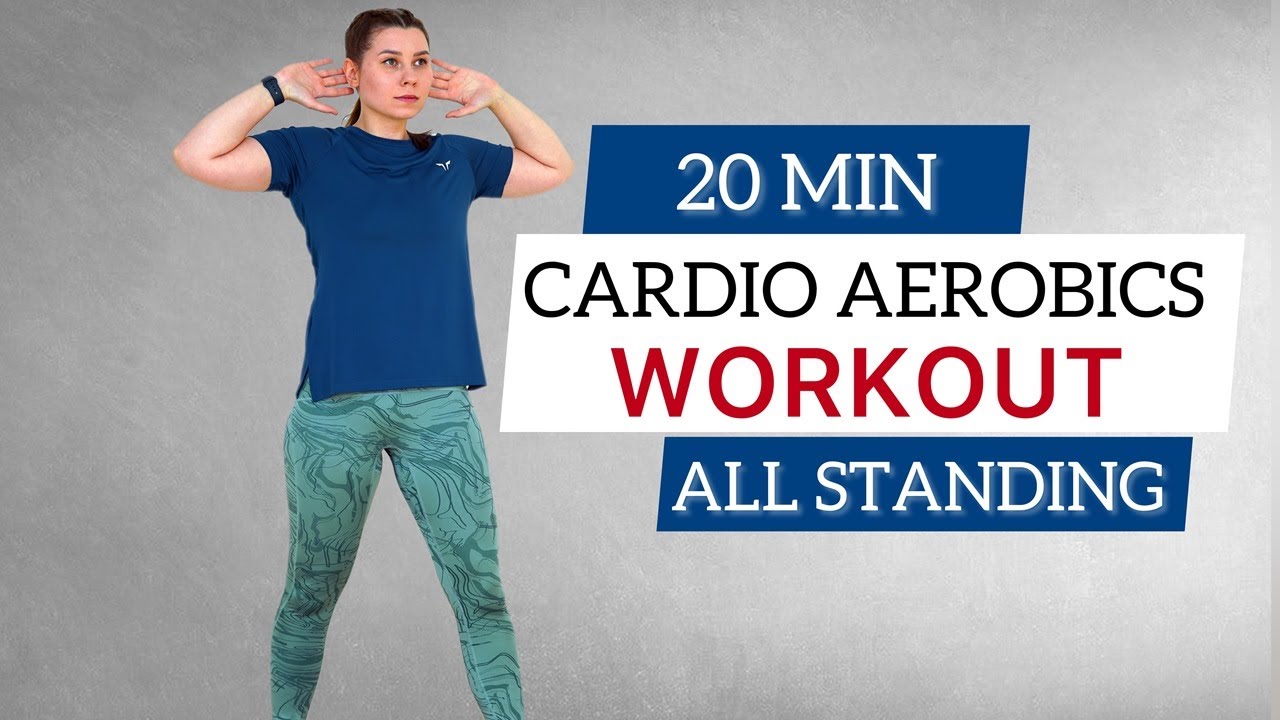 20 минут Кардио тренировка для сжигания жира/Упражнения для похудения в домашних условиях