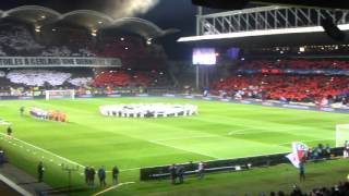 champions league: Ol.Lyon vs. Valencia, CL anthem