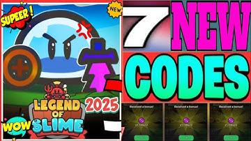 🎉 NEW EXCLUSIVE Legend of Slime Codes 2025 | All Working Coupon Codes | Free Rewards & Gems