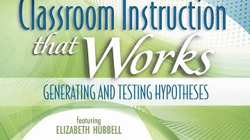 McREL - Classroom Instruction That Works (2nd Ed.) Generating and Testing Hypotheses