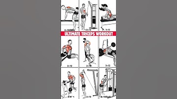Ultimate Triceps Workout: 9 Moves to Sculpt Your Arms💪 #gymworkout #tricepsworkout
