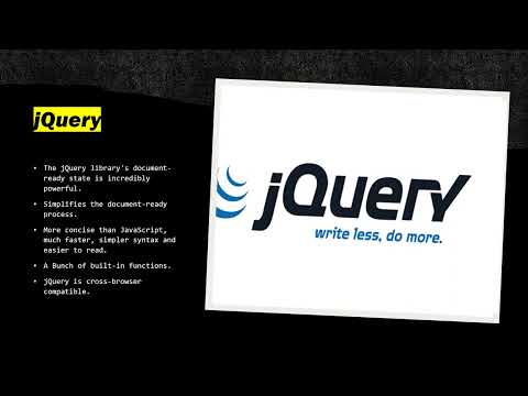 How the document ready state of the jQuery library 1