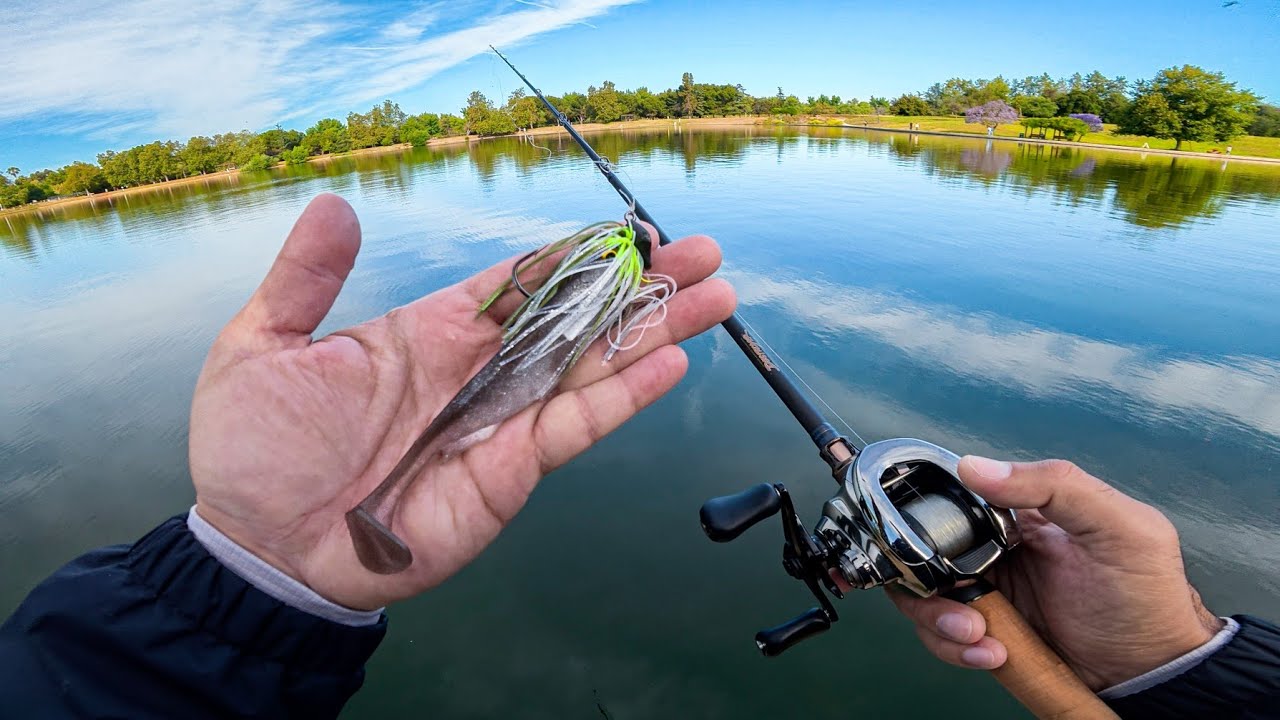 This BIG Swim Jig Catches GIANT Bass !