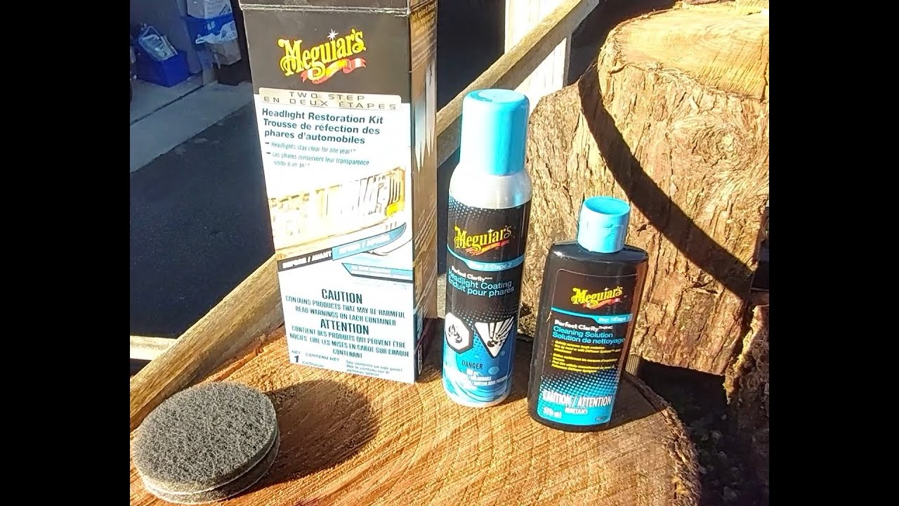 Meguiars headlight restoration kit restauracao de farol YouTube