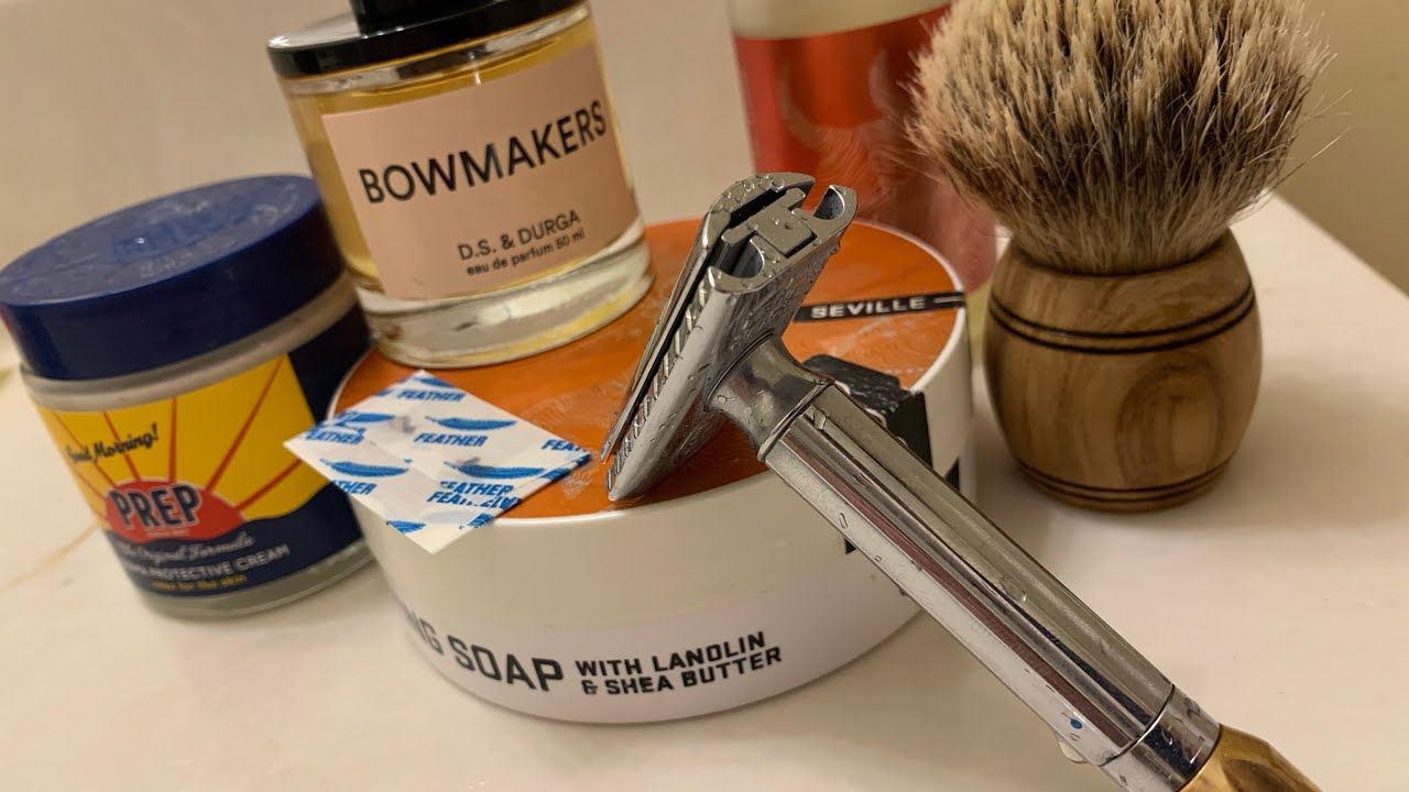 Birthday shave with Seville by barrister and Mann and a Merkur progress ...