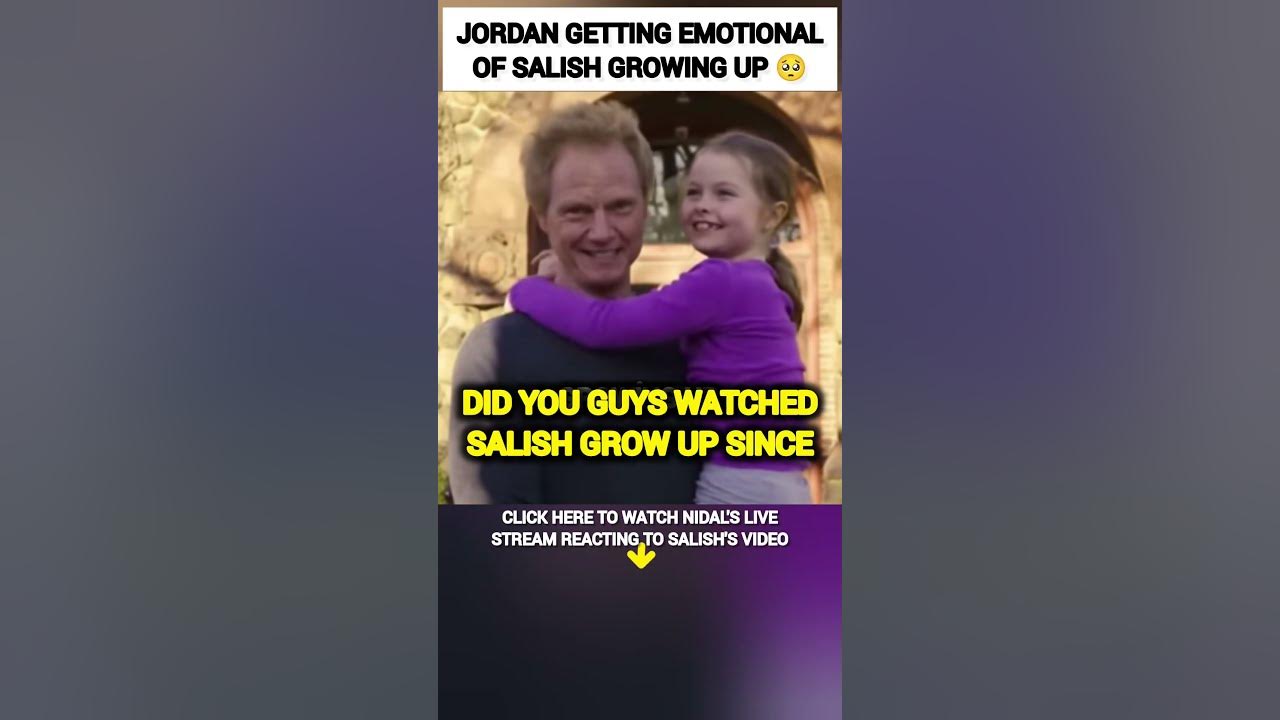 Jordan Matter is getting emotional about Salish Matter growing up?! 😳🥺 #nalish #emotional #shorts