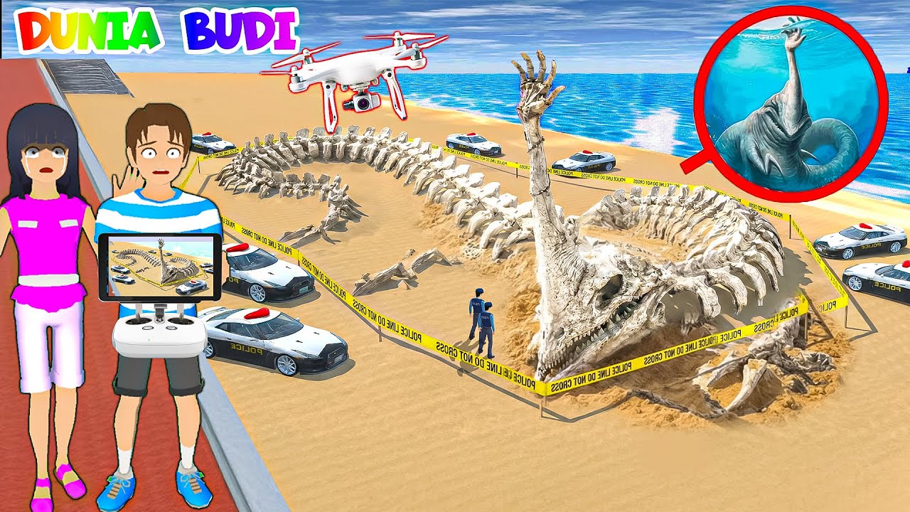 Yuta Mio Panik Drone Menangkap Kerangka HAND SEA MONSTER RAKSASA Mengerikan Di Pantai Dekat Rumah😱