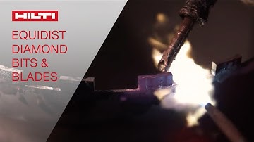 INTRODUCING the Hilti Equidist diamond blades and core drilling bits
