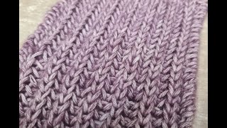 HOW TO KNIT THE FISHERMAN'S RIB - No Purling