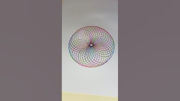 Spirograph Wonders #asmr #satisfying #pattern #spirograph #spirographity #shorts